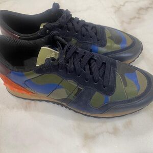 Valentino Garavani Multicolor Camouflage Sneakers